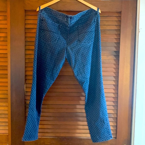 Ankle skinny polka dot jeans - Picture 5 of 6